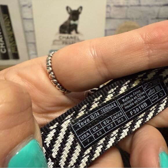 Teva Flatform Universal Original Candy Stripe Black - Picture 8 of 10